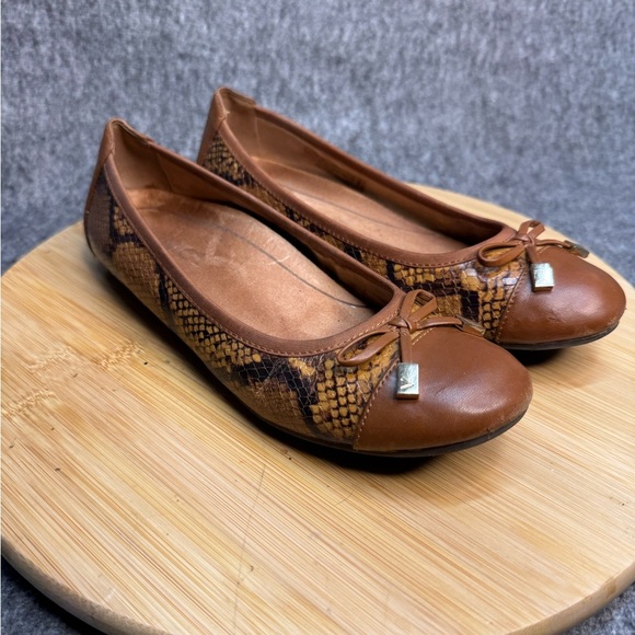 ViONIC Minna Boa Leather Ballet‎ Flats Reptile Sz 6.5 - Picture 7 of 9